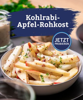 Kohlrabi-Apfel-Rohkost
