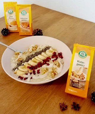 Weihnachtliches Porridge