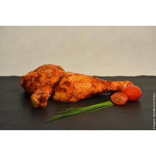 Hähnchenkeule gewürzt