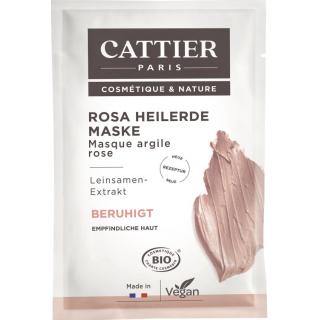 Cattier Rosa Heilerde Maske für empfindliche Haut