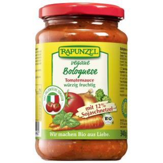 Tomatensauce Bolognese, mit Soja