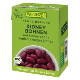 Rote Kidney Bohnen im Tetra Pak