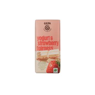 Weisse Joghurt Erdbeere