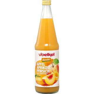 Apfel-Aprikose-Pfirsich - 100% Direktsaft