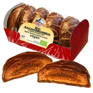 Lebkuchen Ananasbomben im Tray