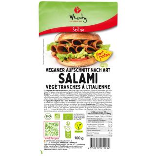 Veganer Aufschnitt Salami Art