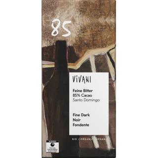 Feine Bitter Schokolade 85 % Cacao Santo Domingo