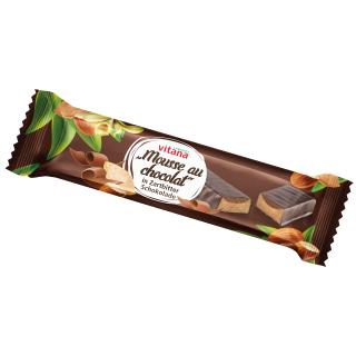Mousse au chocolat-Riegel mit Zartbitter-Schoko