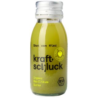 Grüner Shot,kraftschluck
