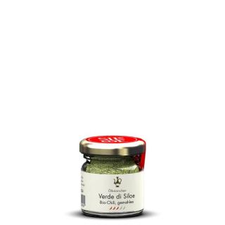 Verde di Siloe grünes Chili Pulver