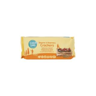 Cräcker mit Sesam und Rosmarin