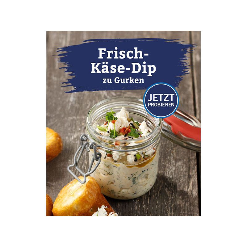Frischkäse-Dip (mit Gurke)