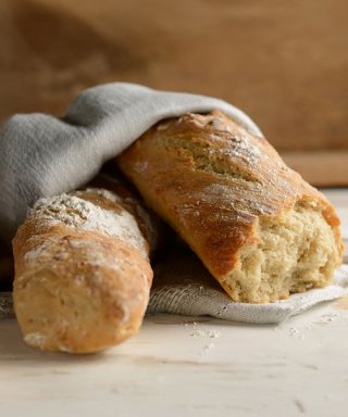 Rustikales Dinkel-Baguette