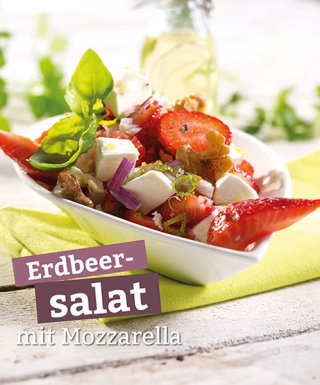 Erdbeersalat mit Mozzarella