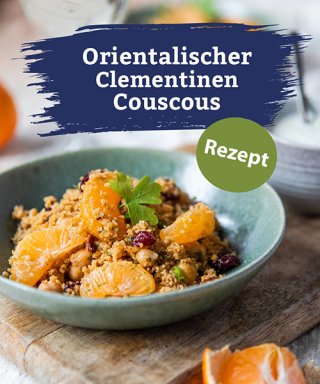 Orientalischer Clemetinen Couscous