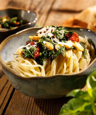 Spaghetti mit Pesto Rustico