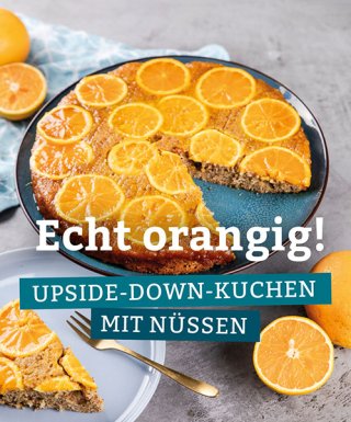 Upside-Down-Orangenkuchen