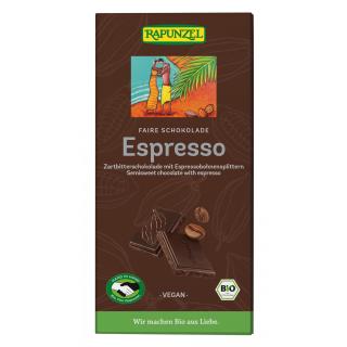 Zartbitter Schokolade mit Espresso-Splittern 51%