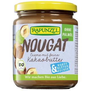 Nougat-Creme, ohne Palmöl, mit Kokosblütenzucker