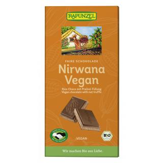 Nirwana vegane Schokolade mit Praliné-Füllung HI