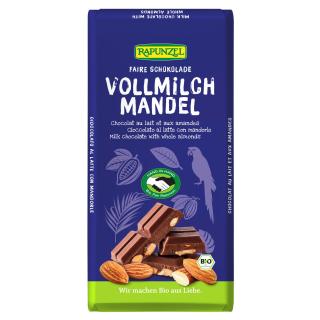 Vollmilch Schokolade mit ganzen Mandeln