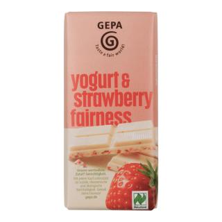 Weisse Joghurt Erdbeere