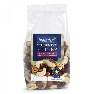 Studentenfutter 70 % Nüsse mit Cranberries