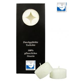 Stearin-Teelicht weiß