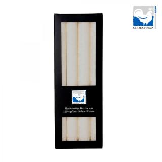 Stearin-Stabkerze weiß