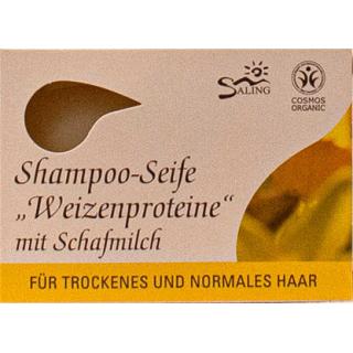 Shampoo-Seife Weizenproteine mit Schafmilch