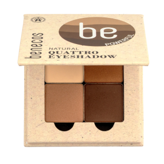 benecos Quattro Eyeshadow coffee & cream