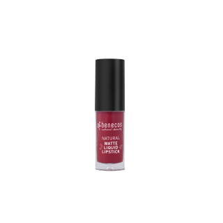 benecos Matte Liquid Lipstick bloody berry