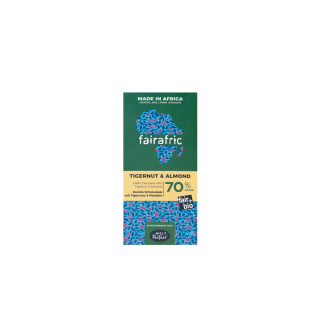 Zartbitterschokolade 70% Tigernuss & Mandel