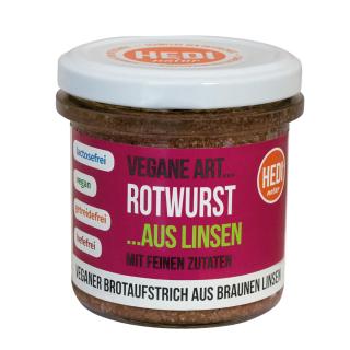 Vegane Art... Rotwurst mit feinen Zutaten