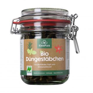 Düngestäbchen Einmachglas