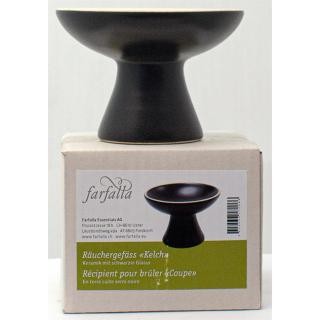 Räuchergefäss "Kelch", schwarz