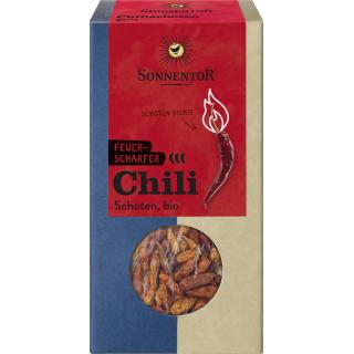 Chili feuerscharf Schoten