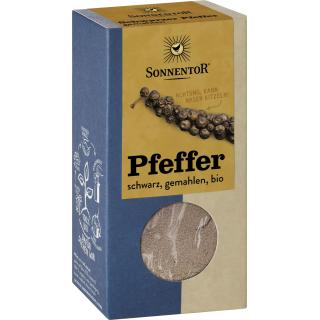 Pfeffer schwarz gemahlen