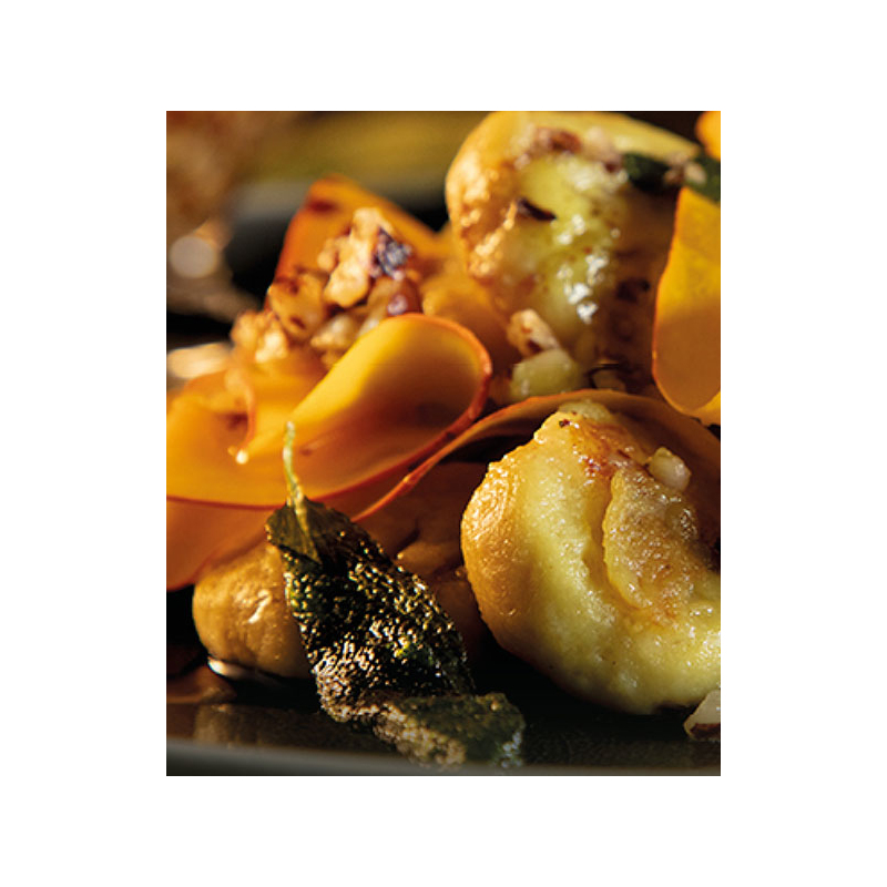 Gnocchi mit Kürbiskernöl und Liebe